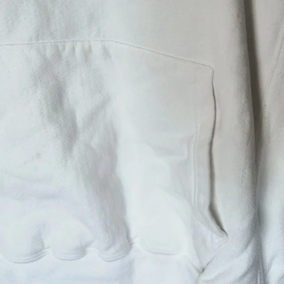 Champion Reverse Weave White Pullover Hoodie Sz Large Men - Picture 7 of 17